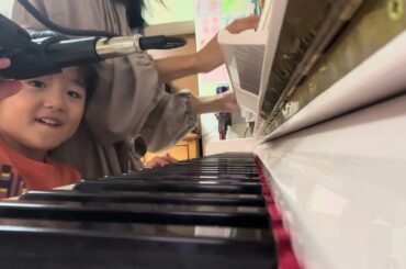 ４歳児のピアノレッスン【Lesson114】