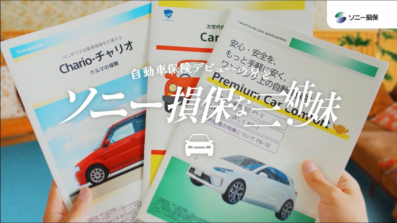 【日向坂46 小坂菜緒さん&正源司陽子さん&藤嶌果歩さん出演】「ソニー損保な三姉妹 チャットサポート」篇15秒(公式:ソニー損保の自動車保険CM) 【日向坂46 小坂菜緒さん&正源司陽子さん&藤嶌果歩さん出演】「ソニー損保な三姉妹 チャットサポート」篇15秒(公式:ソニー損保の自動車保険CM)
