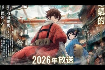 京アニ新作アニメ2026年放送決定　『二十世紀電氣目録-ユーレカ・エヴリカ-』出演は内田雄馬＆雨宮天