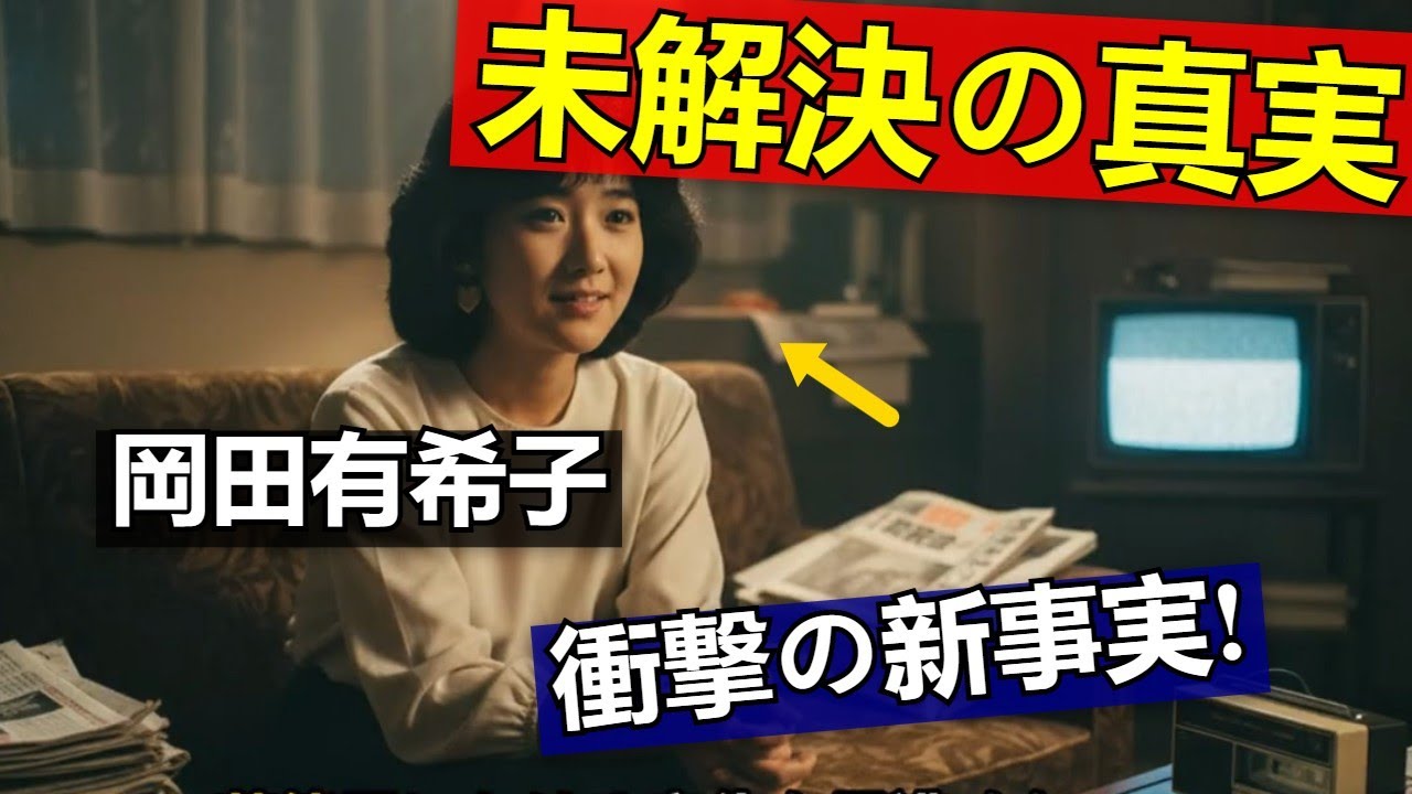 【ゆっくり解説/未解決事件 考察】岡田有希子さんの転落事故:明かされなかった関係者の”真実” 【ゆっくり解説/未解決事件 考察】岡田有希子さんの転落事故:明かされなかった関係者の”真実”