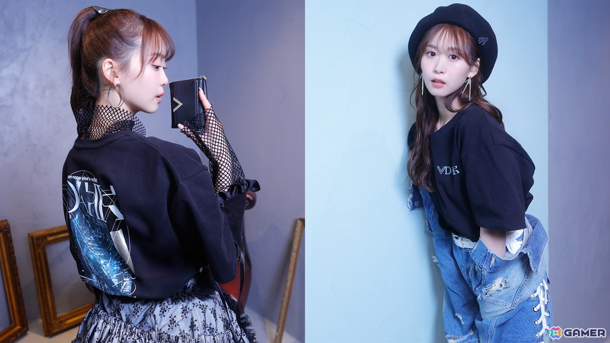 第四境界のアパレルブランド「D4KK」で声優の芹澤優さんと青木陽菜さんがモデルとして登場！の画像