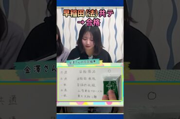 【東大生】大学受験の合否結果を発表します#shorts