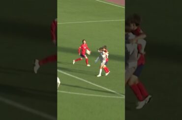 強烈ダイレクトボレー🔵#吉田莉胡 右足一閃　#ちふれASエルフェン埼玉