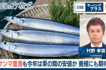 サンマ豊漁も今年は束の間の安値か　養殖にも期待【日経モープラFT】