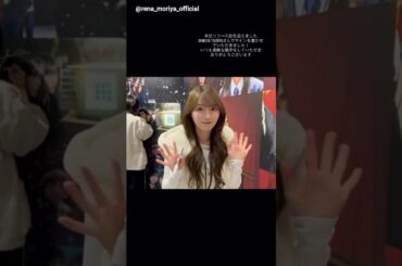 守屋麗奈 展示パネルにサインを描くれなちゃん♪SHIBUYA TSUTAYA 櫻坂46