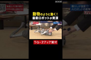 まるで動物！AI搭載ロボットとは【クロ現】  | NHK | #shorts