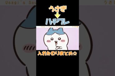 【登録🙏】ハチワレ田中くんの絶妙なうさぎ声真似🥰#ちいかわ #うさぎ #ハチワレ #スロット #田中誠人 #chiikawa  #hachiware