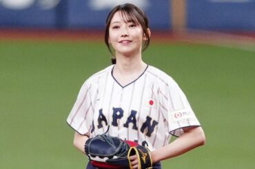 乃木坂46の黒見明香さん、ポニテ＆ショートパンツで豪快始球式　ワンバンに"あちゃー" | Full-Count