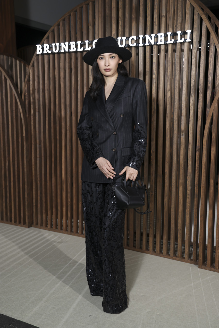 玉森裕太、石田ゆり子、小雪、大政絢、杏、渡辺謙「ブルネロ クチネリ」2026春夏コレクション来場4