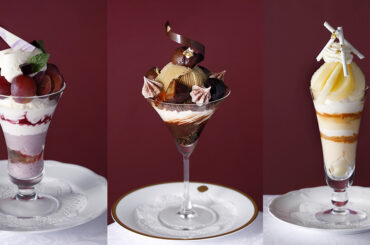 「資生堂パーラー」銀座本店サロン・ド・カフェが丹波栗やラ・フランスの秋パフェを提供　百合佐和子メイクアップアーティストとのコラボメニューも用意 - WWDJAPAN