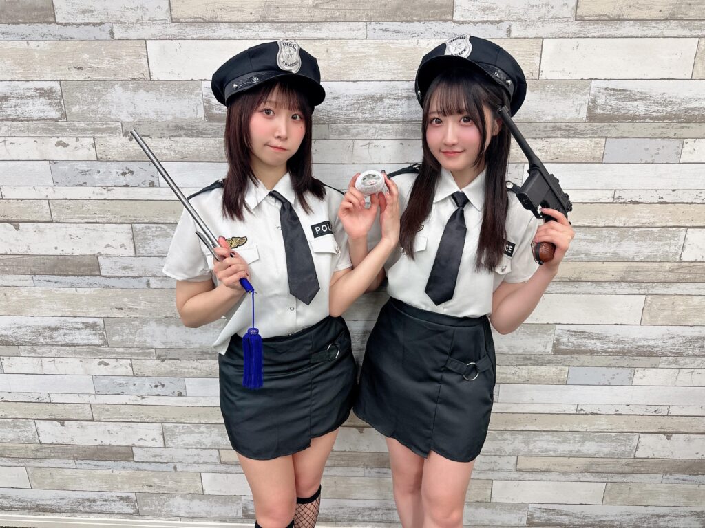 佐々森#138の紗々原ゆうちゃんと守屋京香ちゃん👮🚓🚨