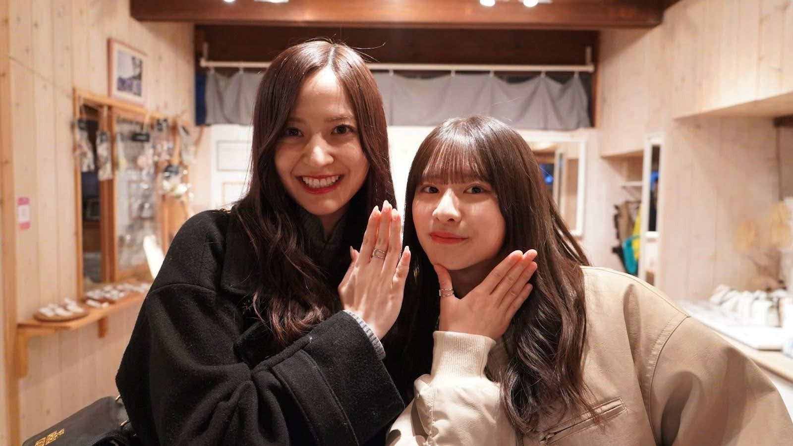 お揃いのアクセサリーを探しに雑貨屋へ、金川紗耶と菅原咲月が選んだのは……『乃木坂、逃避行。Se… | Lemino ニュース first view