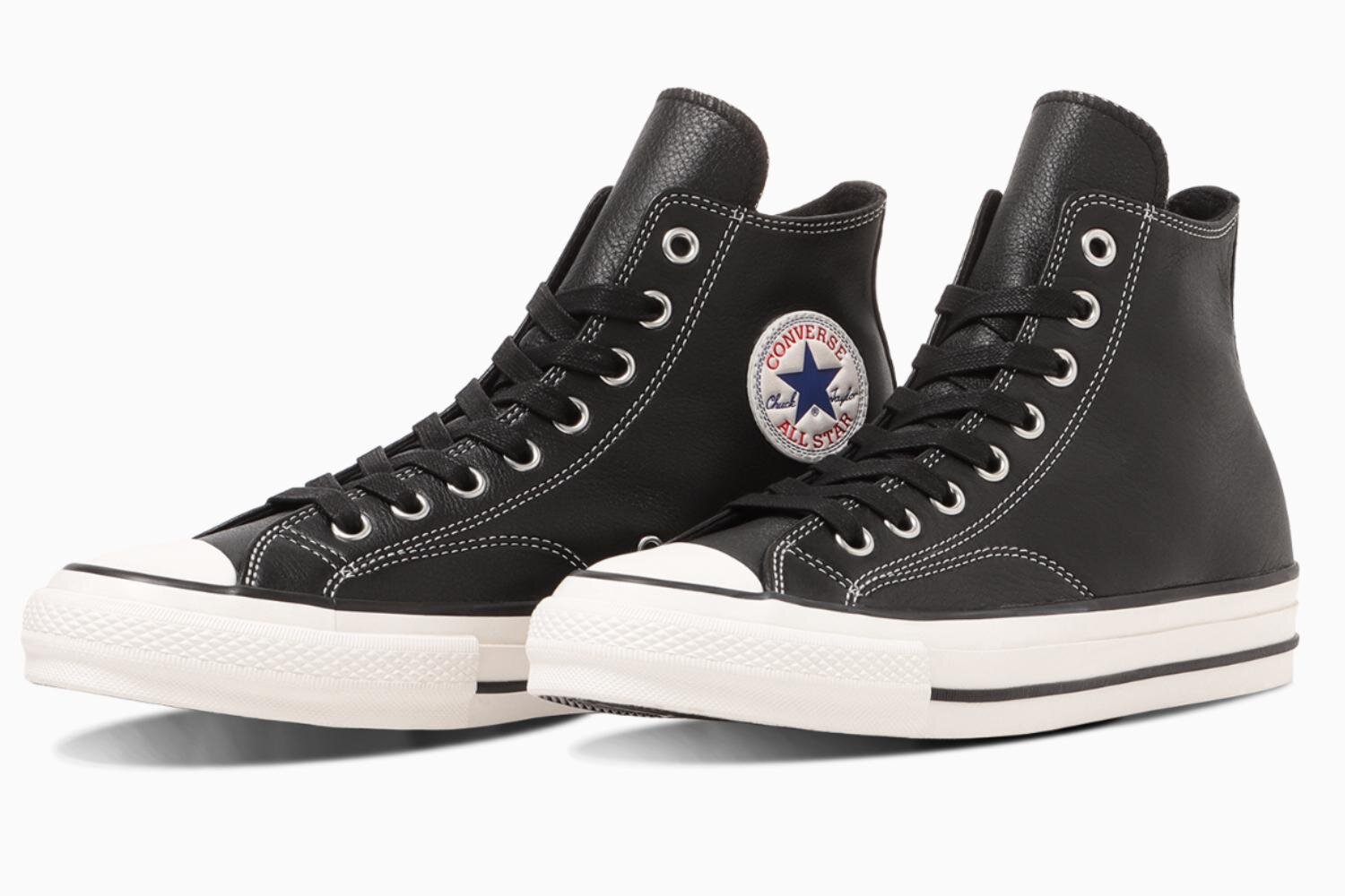 「チャック テイラー レザー HI」ブラック 36,300円 サイズ:23.0~28.0、29.0、30.0cm