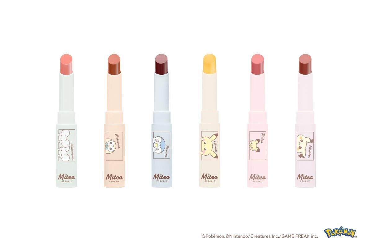 (左から)セラムオイルリップスティック 01,02,05,06,07,08 各995円＜数量限定＞