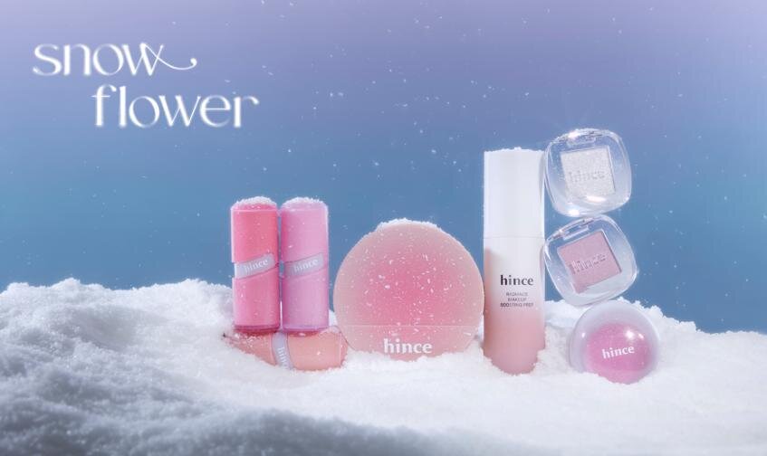 ヒンス“スノーフラワー”着想25年クリスマスコスメ、シアーカラーのティントリップ＆単色アイシャドウ｜写真1