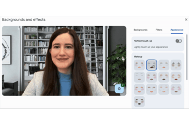 もうWeb会議のためにメイクは不要かも、「Google Meet」にAIメイクアップ - ケータイ Watch