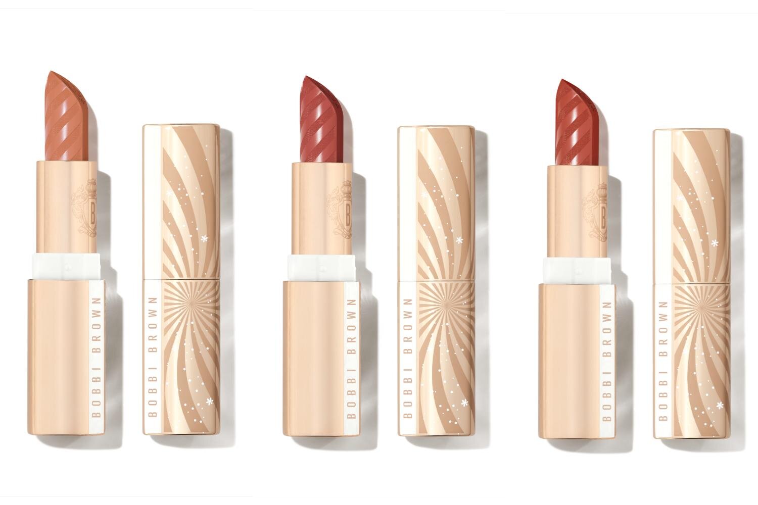 (左から)リュクス リップスティック 3.5g メイプル,クールピンク,スウィートチェリー 各6,050円＜限定品＞