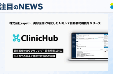 ClinicHubが美容医療向けAI音声カルテ要約機能を新たに提供開始し業務効率化を実現