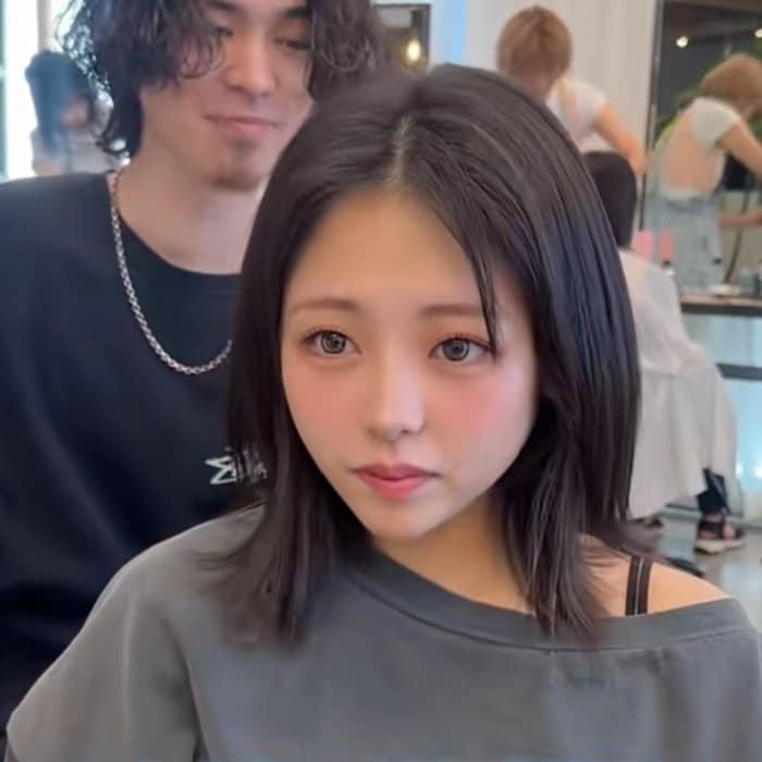 「ガチすか?」髪のクセに悩む女性が「ヘイリーボブ」で大胆イメチェン!想像以上の仕上がりに「やばい、やばい」