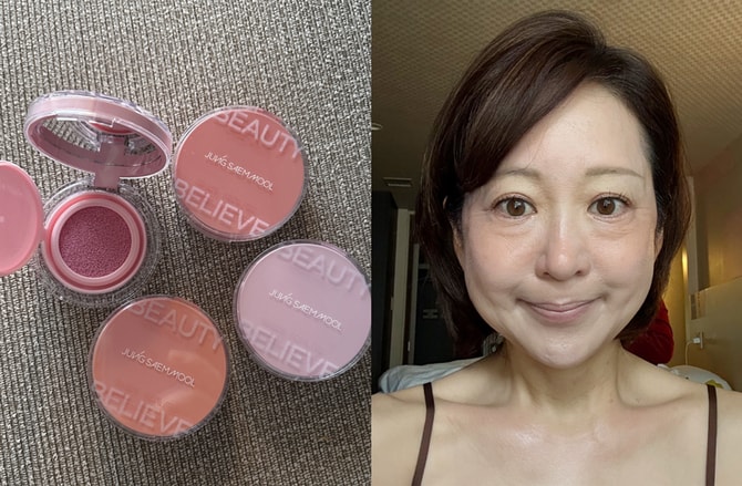 くすみ肌が若々しくなるクッションチーク!「ジョンセンムルの透明感チーク」でミドル世代のツヤも血色も、ひと塗りで!_img0