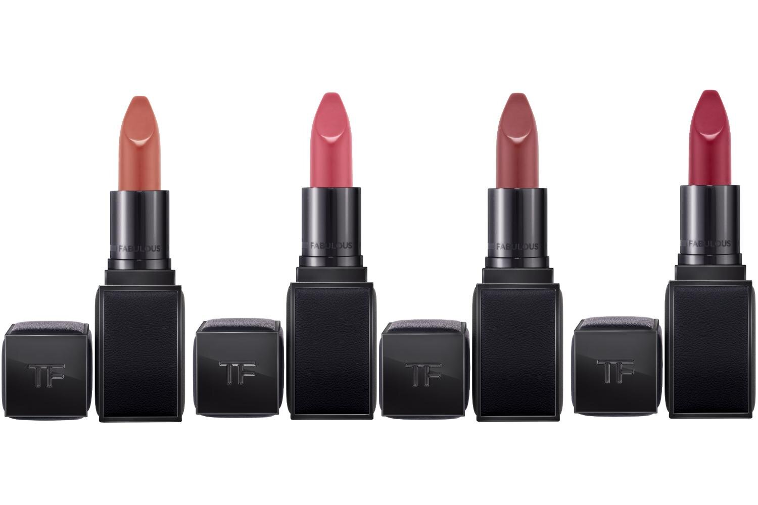 左から) 「ファッキング ファビュラス リップ」F1、F3、F5、F6 各8,250円