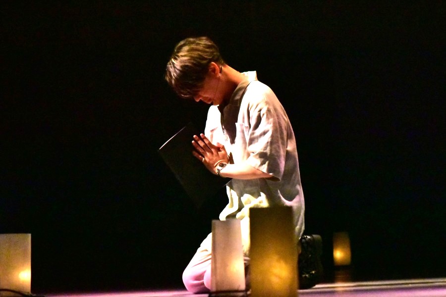 ゲストの声優・神尾晋一郎が朗読劇で熱演（9月9日／大阪・関西万博）