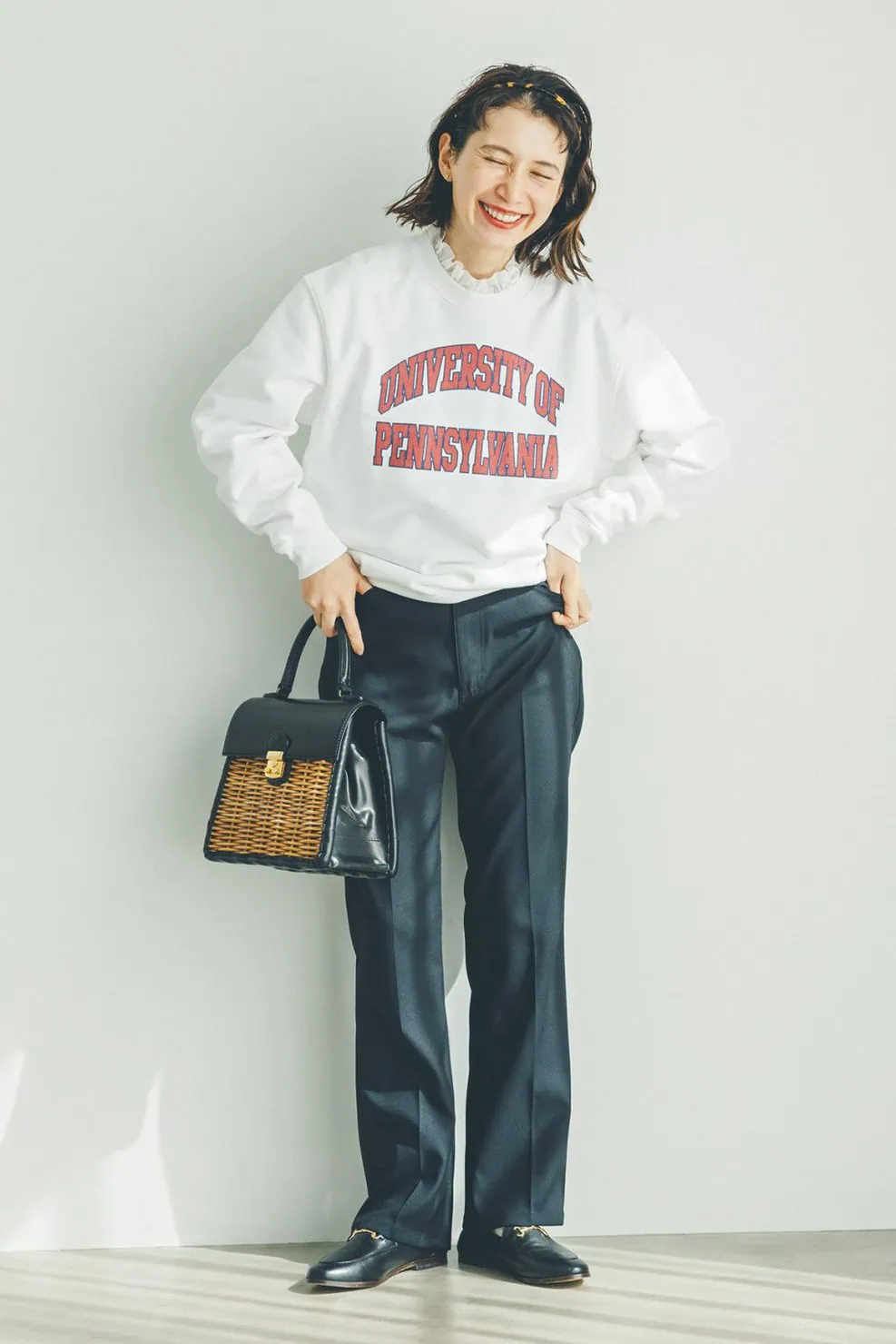 大人っぽいのにナチュラルな印象のkazumiスタイル