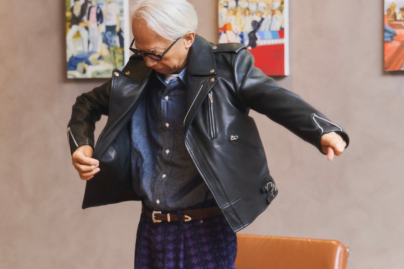 栗野宏文　ライダースジャケット