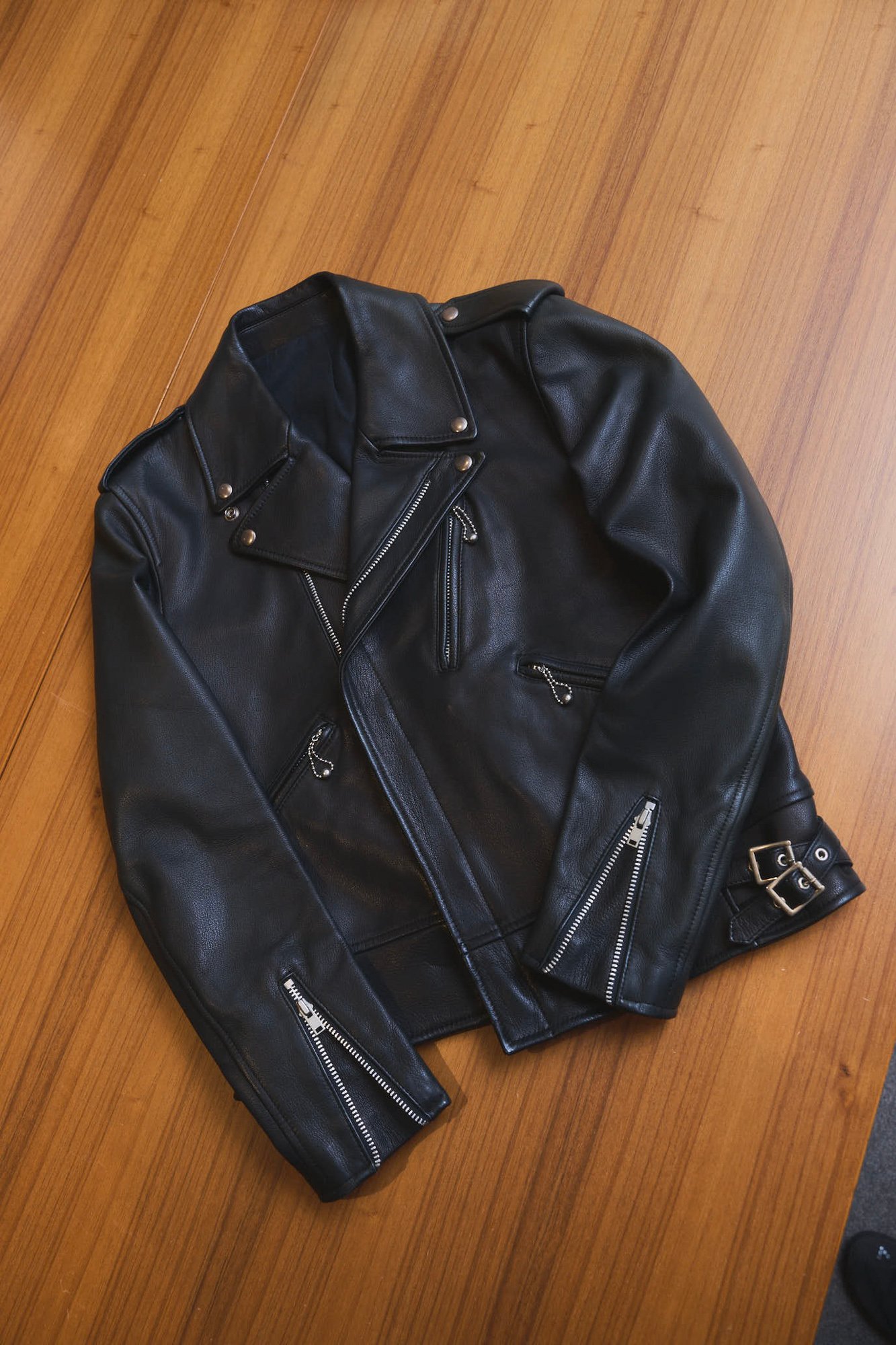 栗野宏文　革ジャン