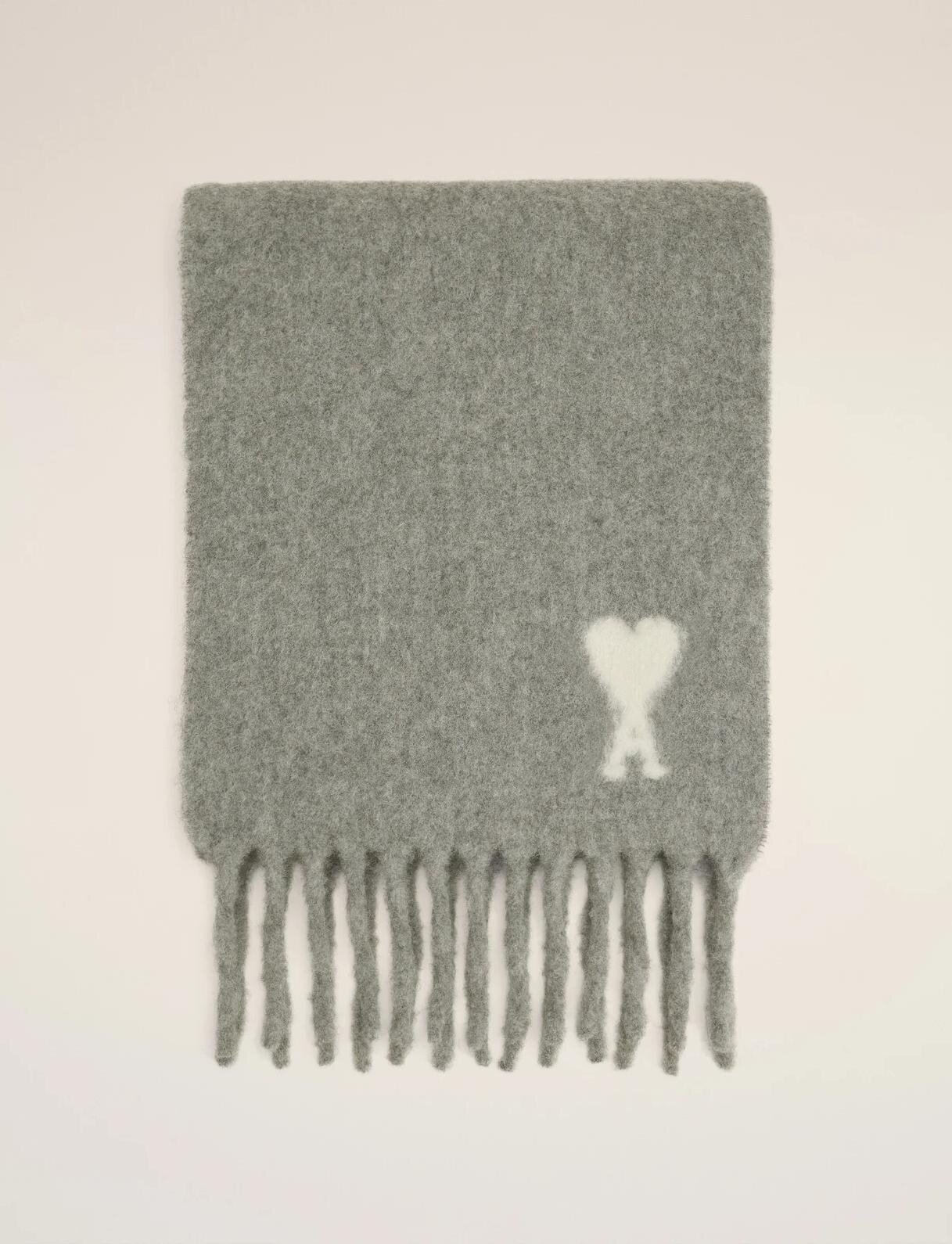 グレー アルパカ アミ ドゥ クール スカーフ 57,200円