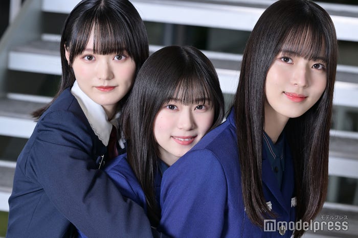 増本綺良、山下瞳月、中嶋優月／取材は3人で実施（C）モデルプレス