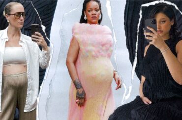 マタニティファッションの新定番、プリーツ プリーズ イッセイ ミヤケ。妊娠中も産後も着られる、一生ものの万能ウェア | Vogue Japan