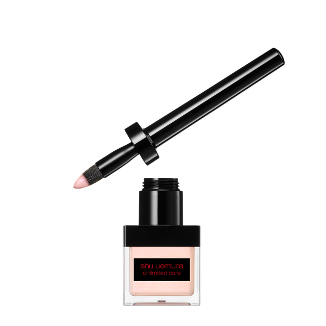 lip makeup product with an applicator and a container