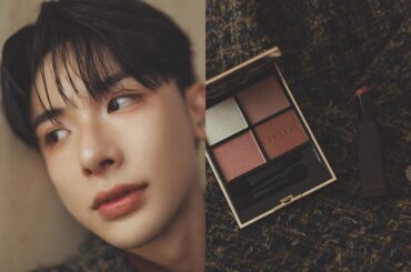 秋のブラウンコーデと男子メイクのマッチング。よしあきがまとう、２ルックのスモーキーカラー メンズノンノウェブ | MEN'S NON-NO WEB