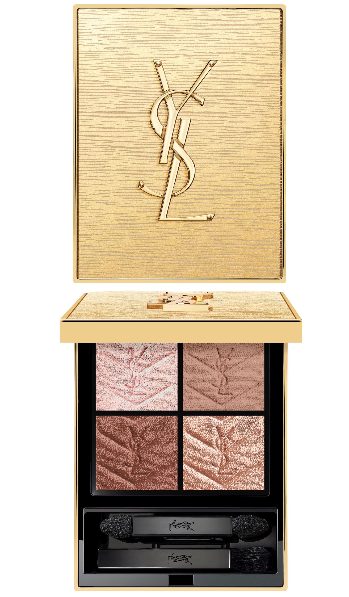 ゴールドを纏ったイヴ・サンローランの2025年ホリデーの煌めくワードローブ