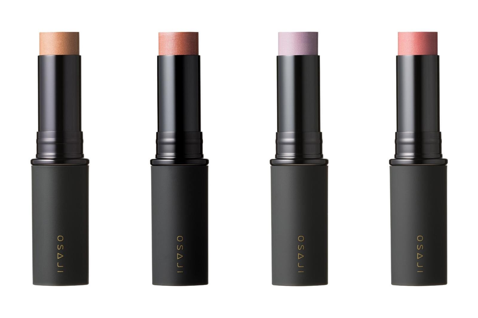 左から) オサジ ニュアンス ビーム スティック EX03、EX04、EX05、EX06 各3,960円＜限定色＞