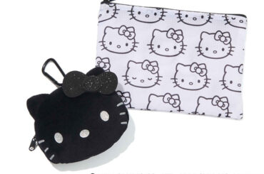 オトナミューズ 1月号は「黒キティ」ポーチ2個セットが付録。お直しコスメやガジェット入れに使える！ - トラベル Watch