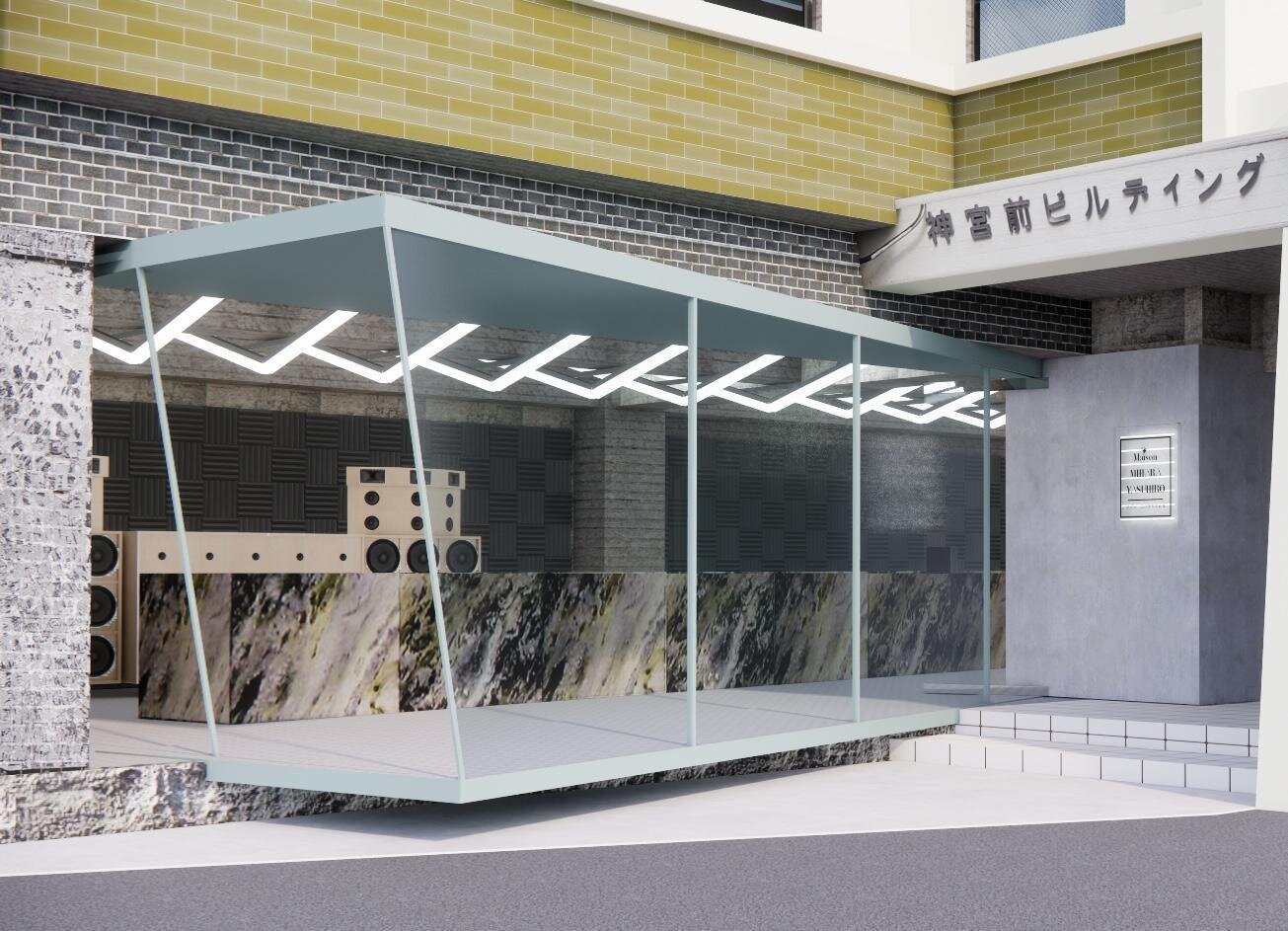 メゾン ミハラヤスヒロ“最大規模”の新旗艦店が神宮前ビルディングに、限定スニーカーも｜写真17