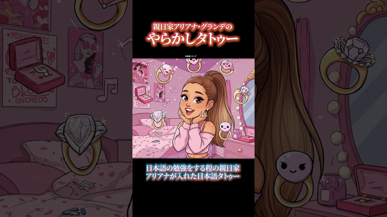 【七輪】やらかしたアリアナ・グランデの日本語タトゥー。どうなった? 【七輪】やらかしたアリアナ・グランデの日本語タトゥー。どうなった?