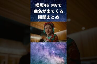 【櫻坂46】MVで曲名が出てくる瞬間まとめpart2