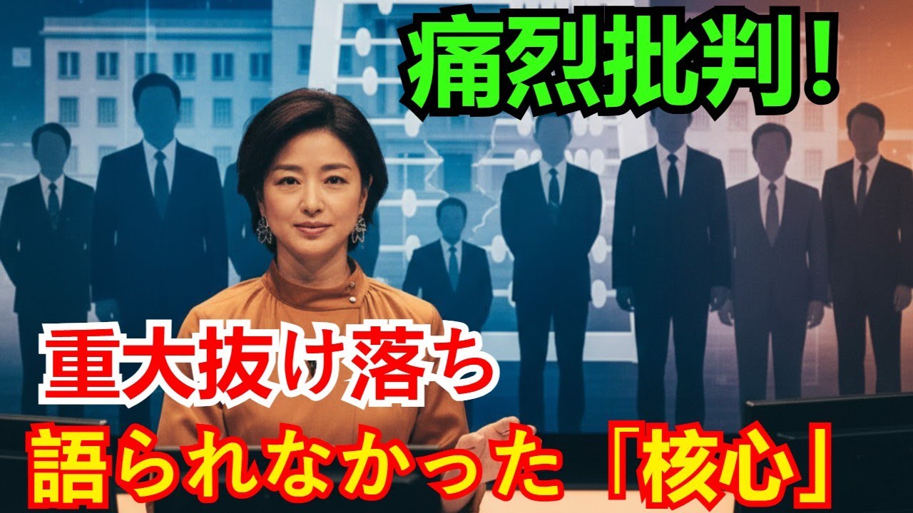 【高市所信表明演説】膳場貴子が『語られなかった重要部分』をサンモニで痛烈批判!彼女が指摘した「重大な抜け落ち」とは? 【高市所信表明演説】膳場貴子が『語られなかった重要部分』をサンモニで痛烈批判!彼女が指摘した「重大な抜け落ち」とは?