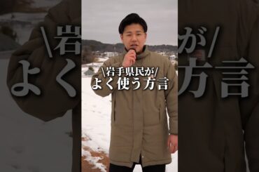 これ標準語じゃないの！？ #岩手県 #岩手 #方言