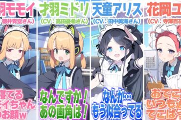 【ブルアカ】ゲーム開発部の生徒たちと声優のお声比較