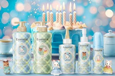エッセンシャル「シルバニアファミリー」限定ヘアケア、気分安らぐ”ホワイトティー”の香りで - ファッションプレス