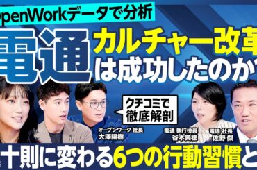【電通の組織変革を超分析】鬼十則に変わる6つの行動指針／自分より優れた人材を育成せよ／全社員に叩き込む「インテグリティ」とは／大企業経験者・竹内由恵&国山ハセンが現場視点で斬り込む【ランキング超分析】
