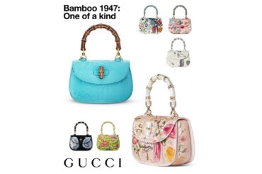 「グッチ バンブー 1947」の一点物が限定発売　職人技が光る15種類