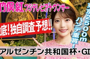 【アルゼンチン共和国杯】去年は注目馬のハヤヤッコが勝利！今年は？竹俣紅アナウンサーの独自DATAによる大予想！