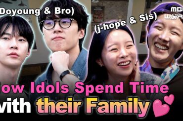 [Sub] Real Life of K-pop Idols with their Family 😆| K-Idols #Family