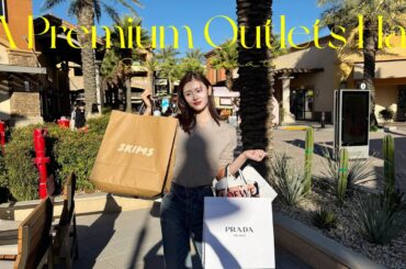 【Haul】LAプレミアムアウトレットで爆買い🙆‍♀️💕購入品紹介🙌✨🛍️/miumiu/LOEWE/SKIMS/etc...