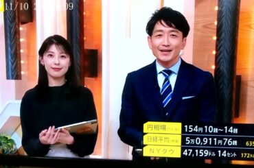 NEWS23　上村彩子アナ　天気予報